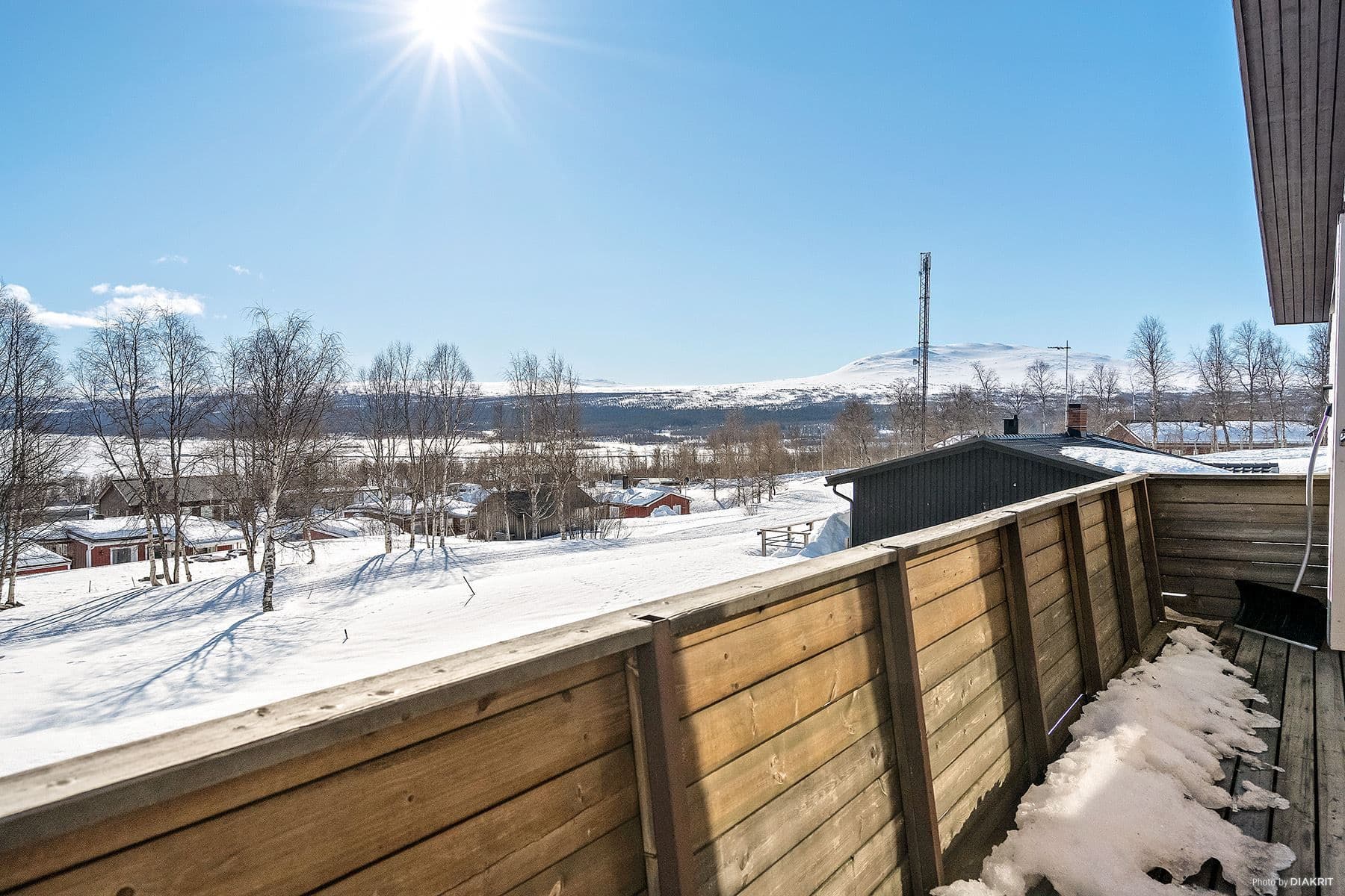 Balkong mot Kultsjön