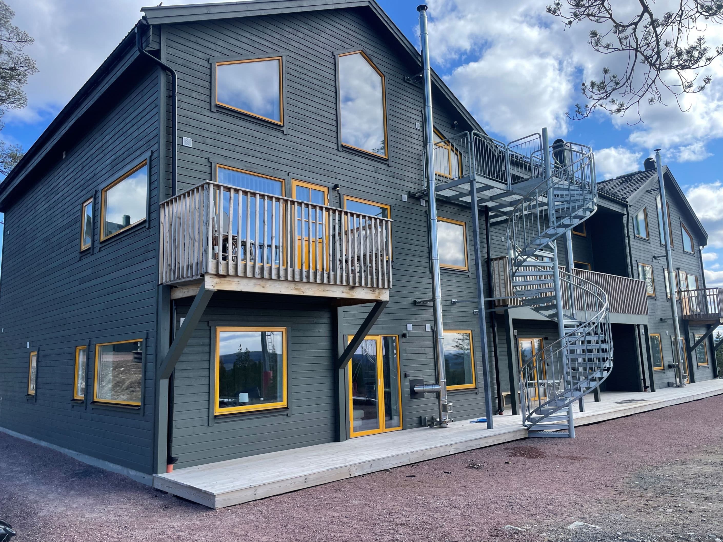 Uteplatsen med soligt läge