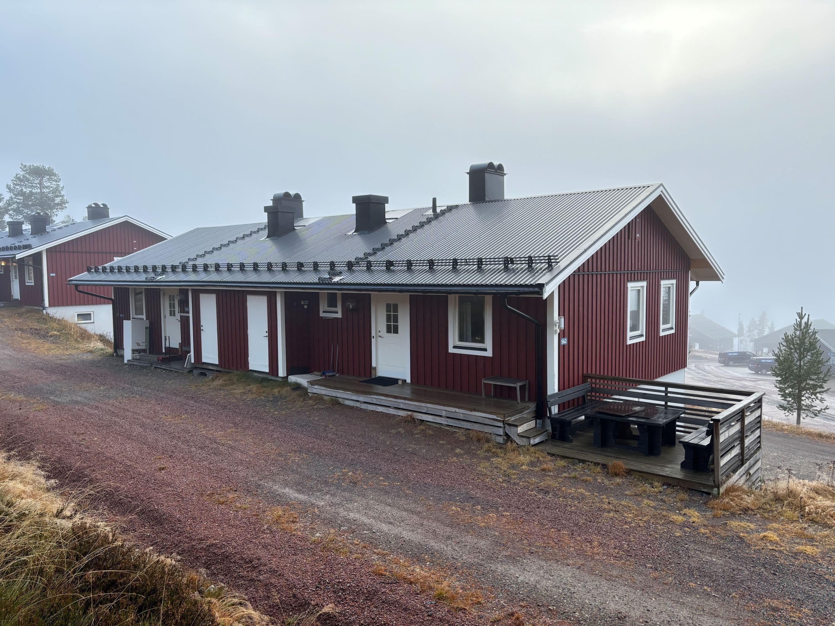 Entrén med uteplatsen
