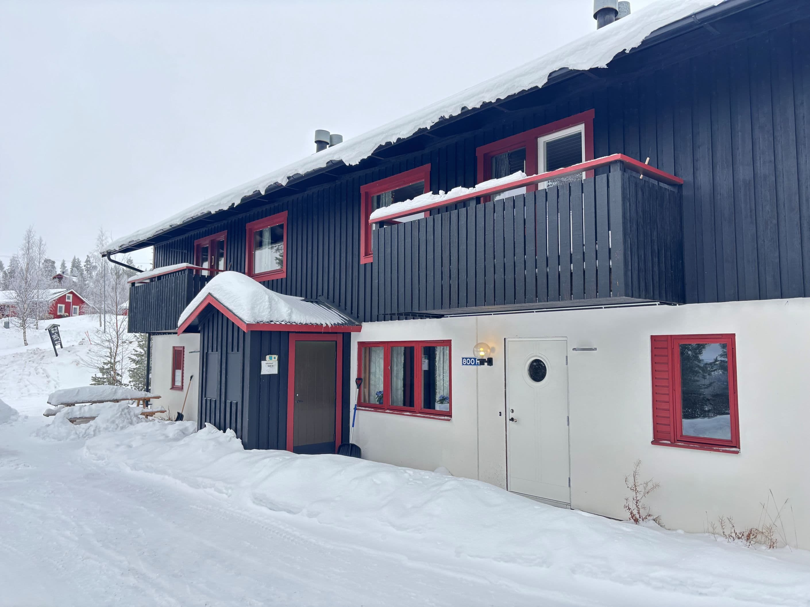 Infarten och parkeringen