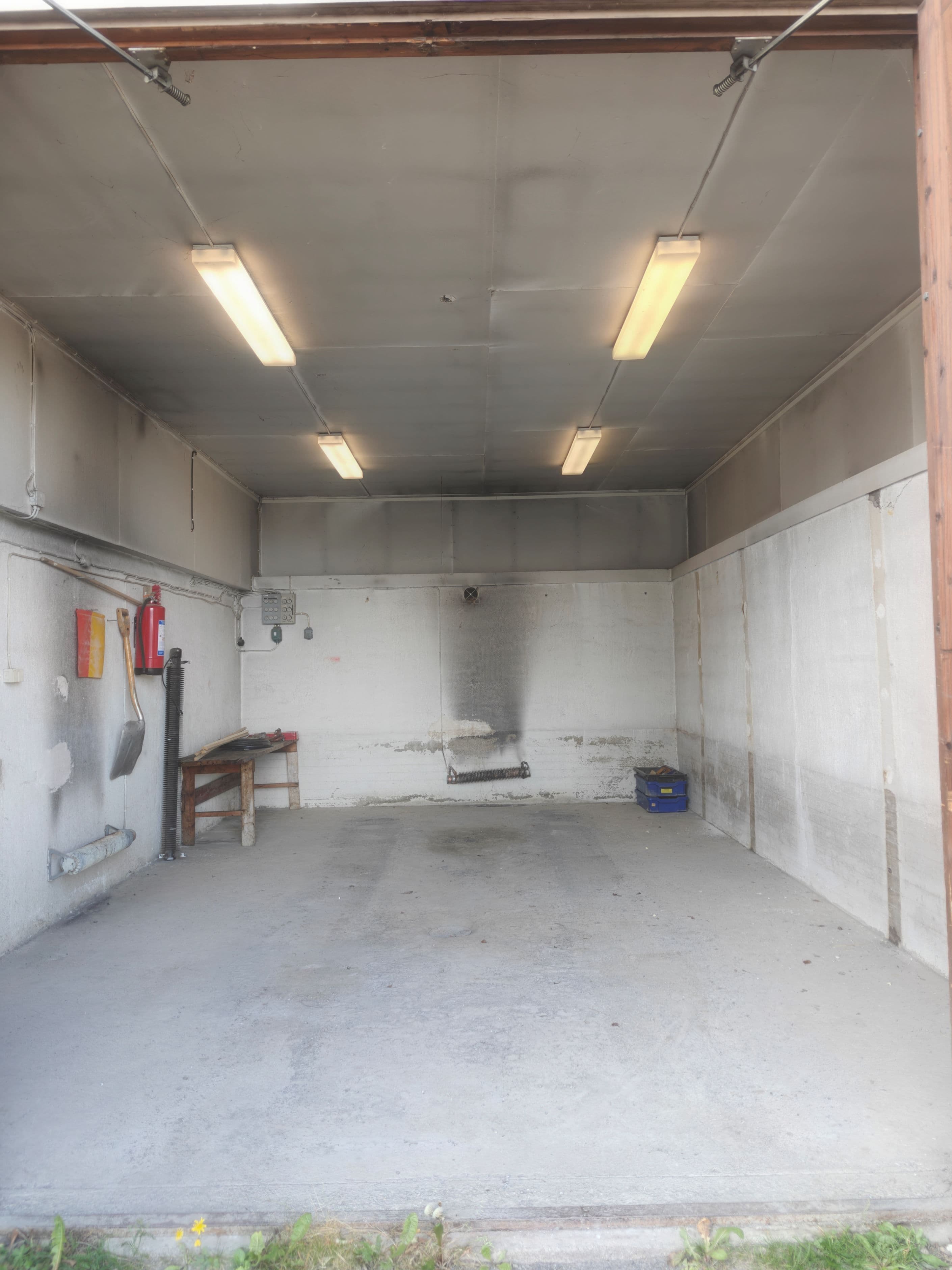 Garageplats med hög takhöjd