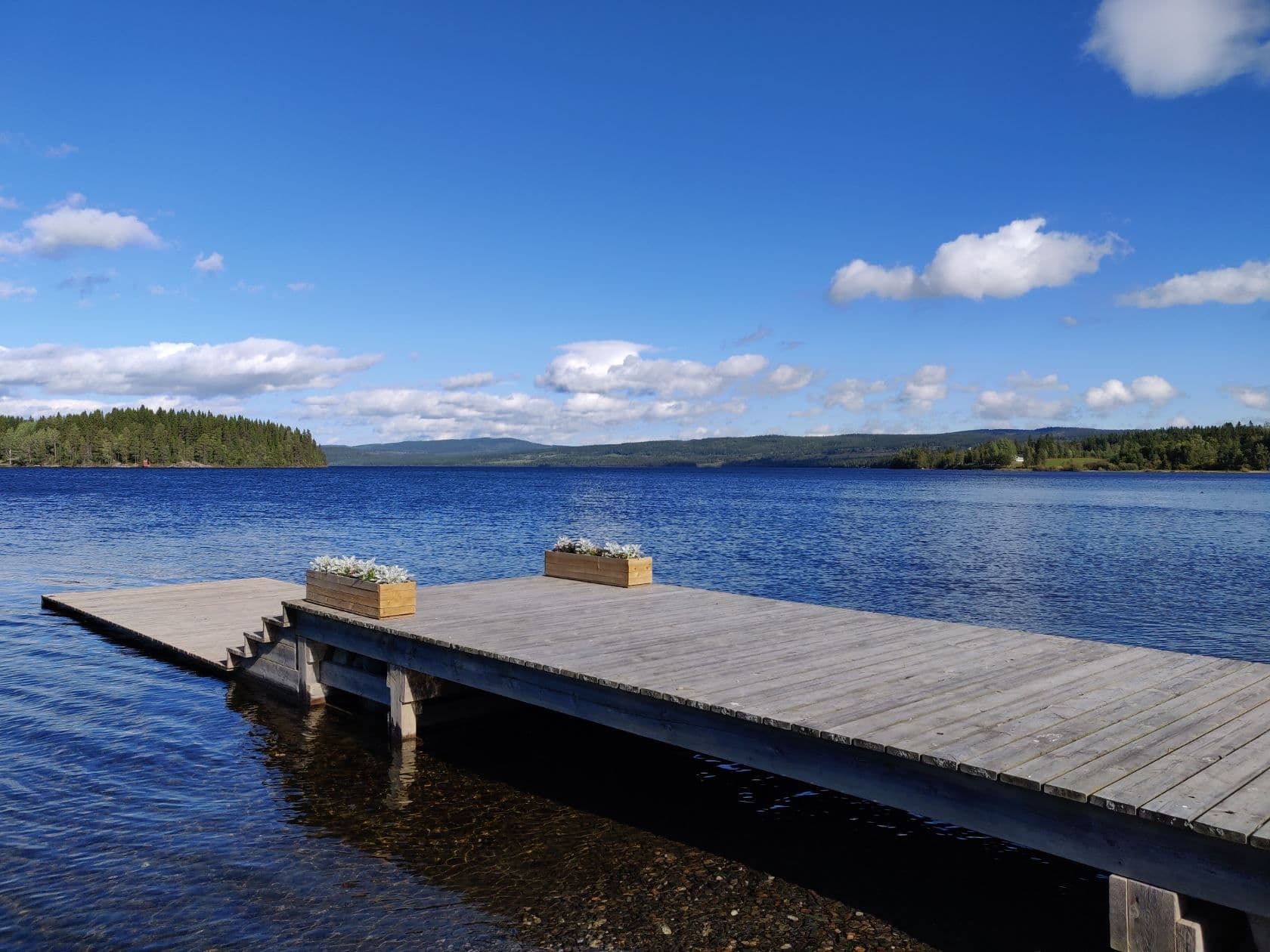 Badbrygga vid Kallsjön