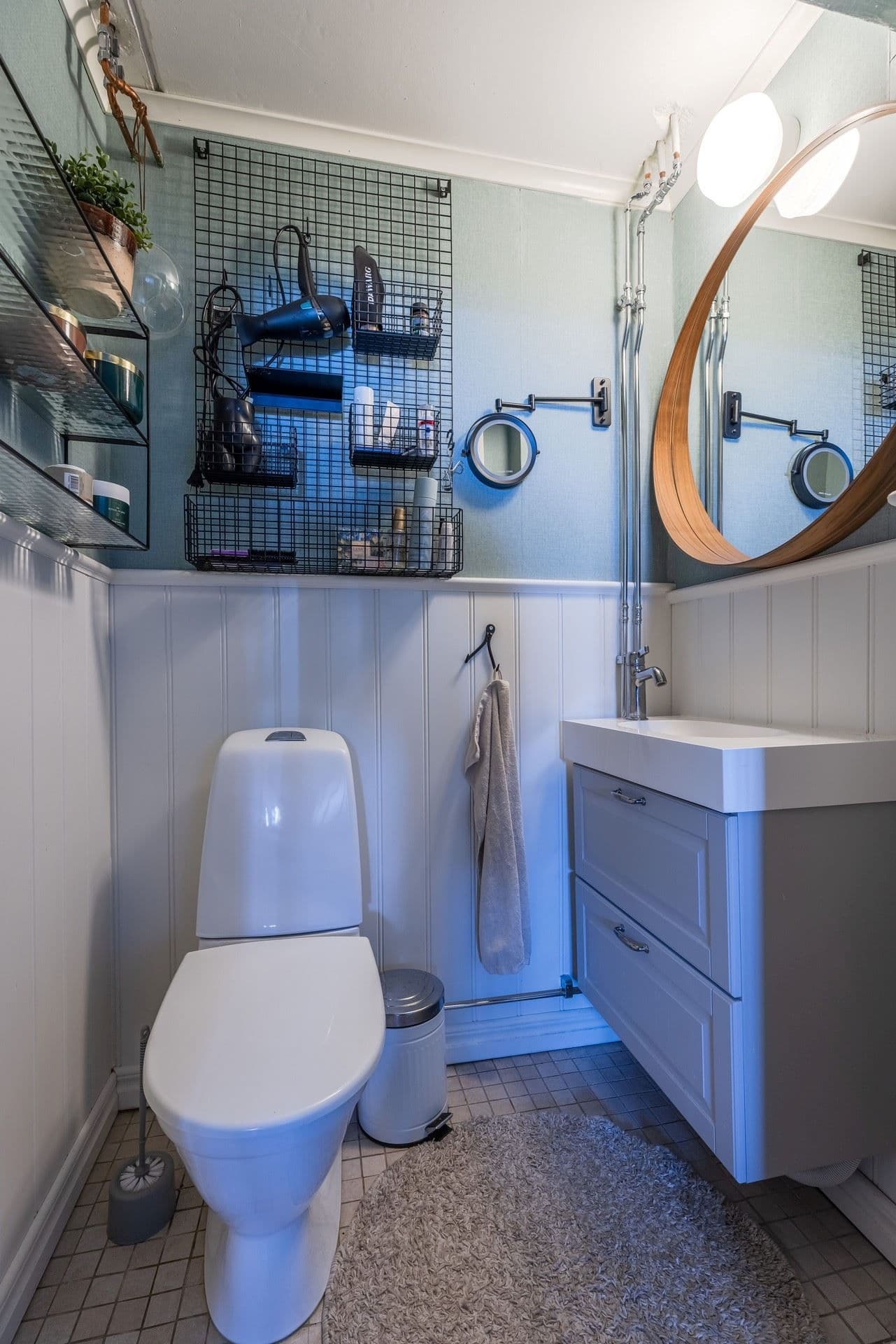 WC suterrängplan